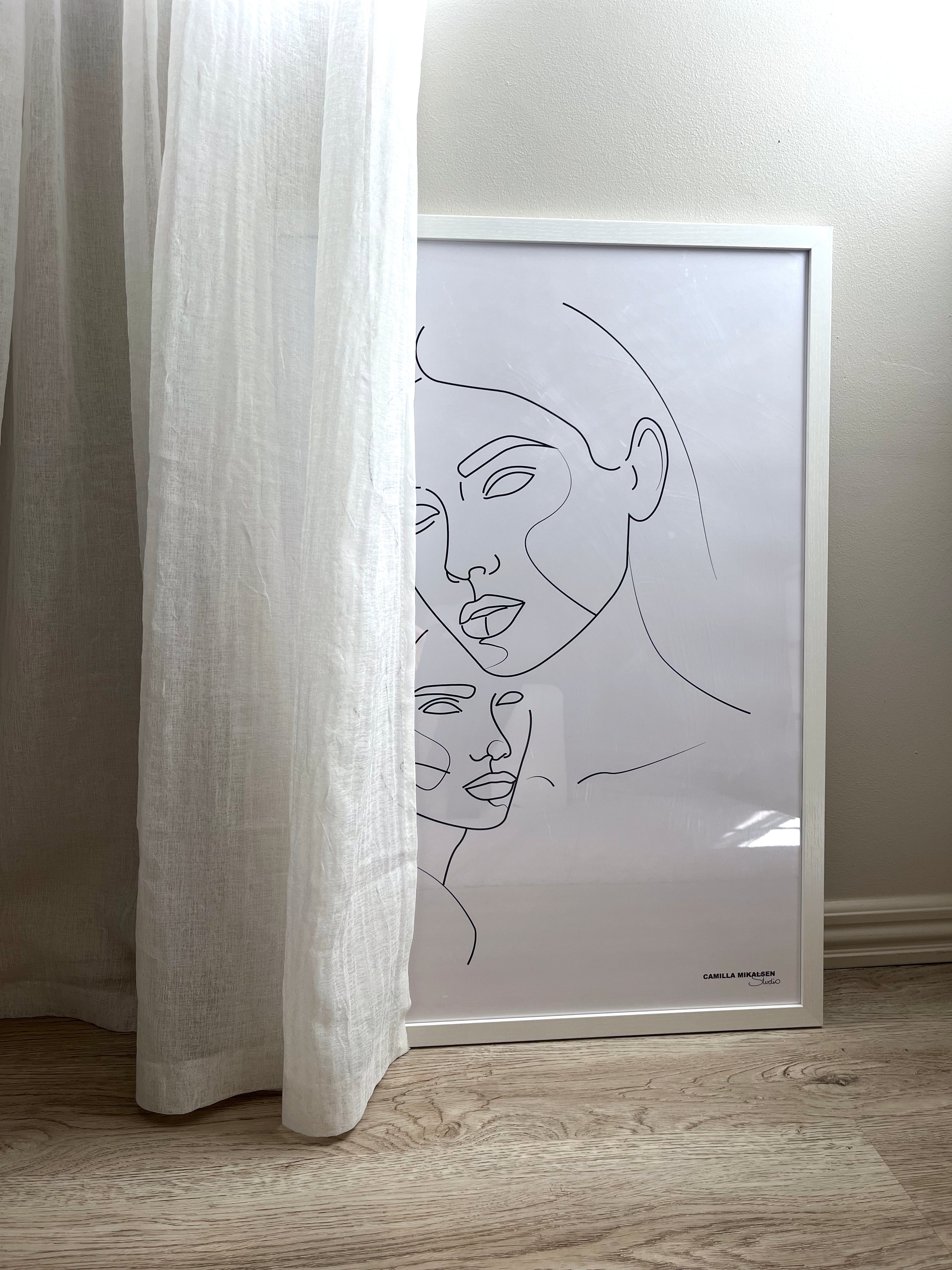The Face Art Poster