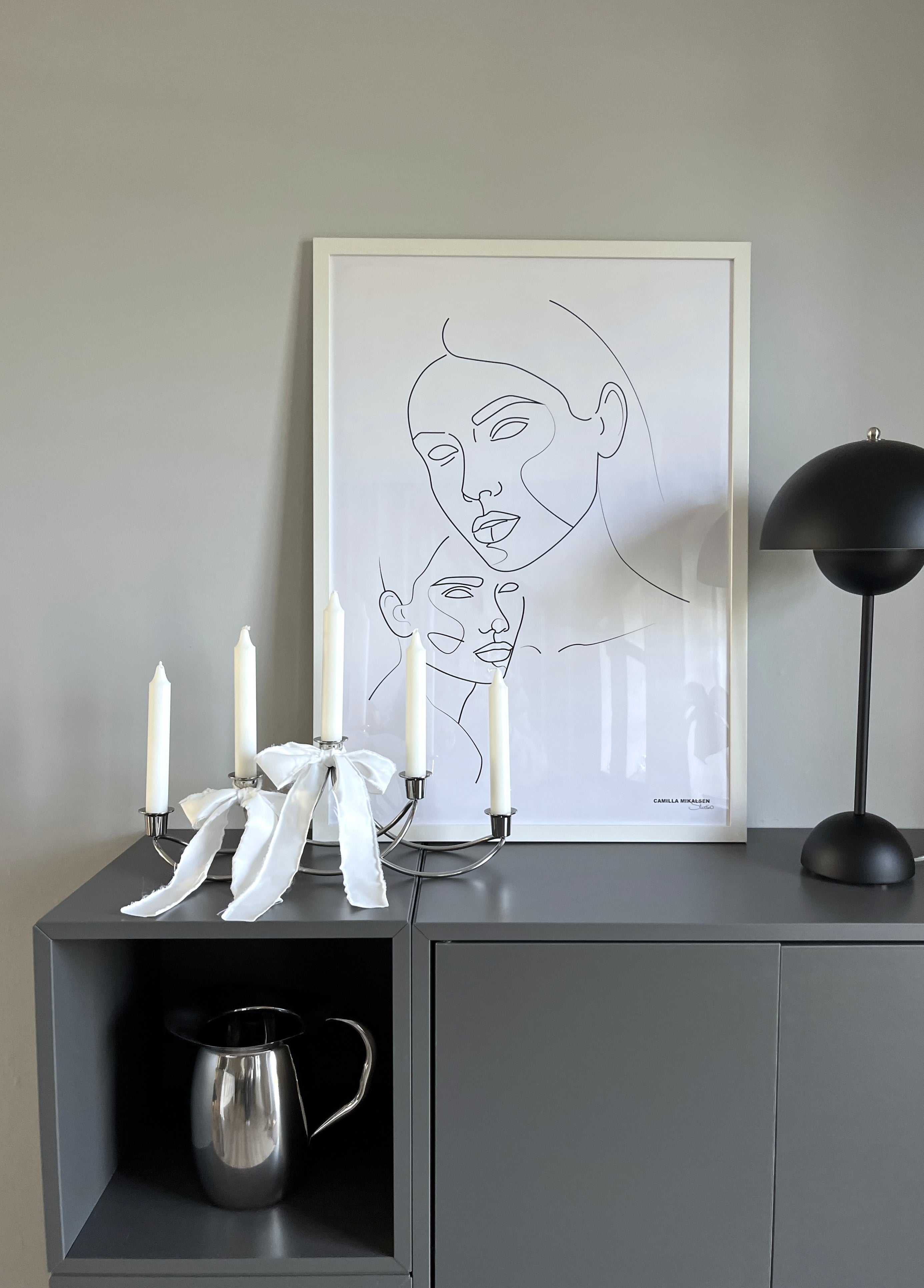 The Face Art Poster