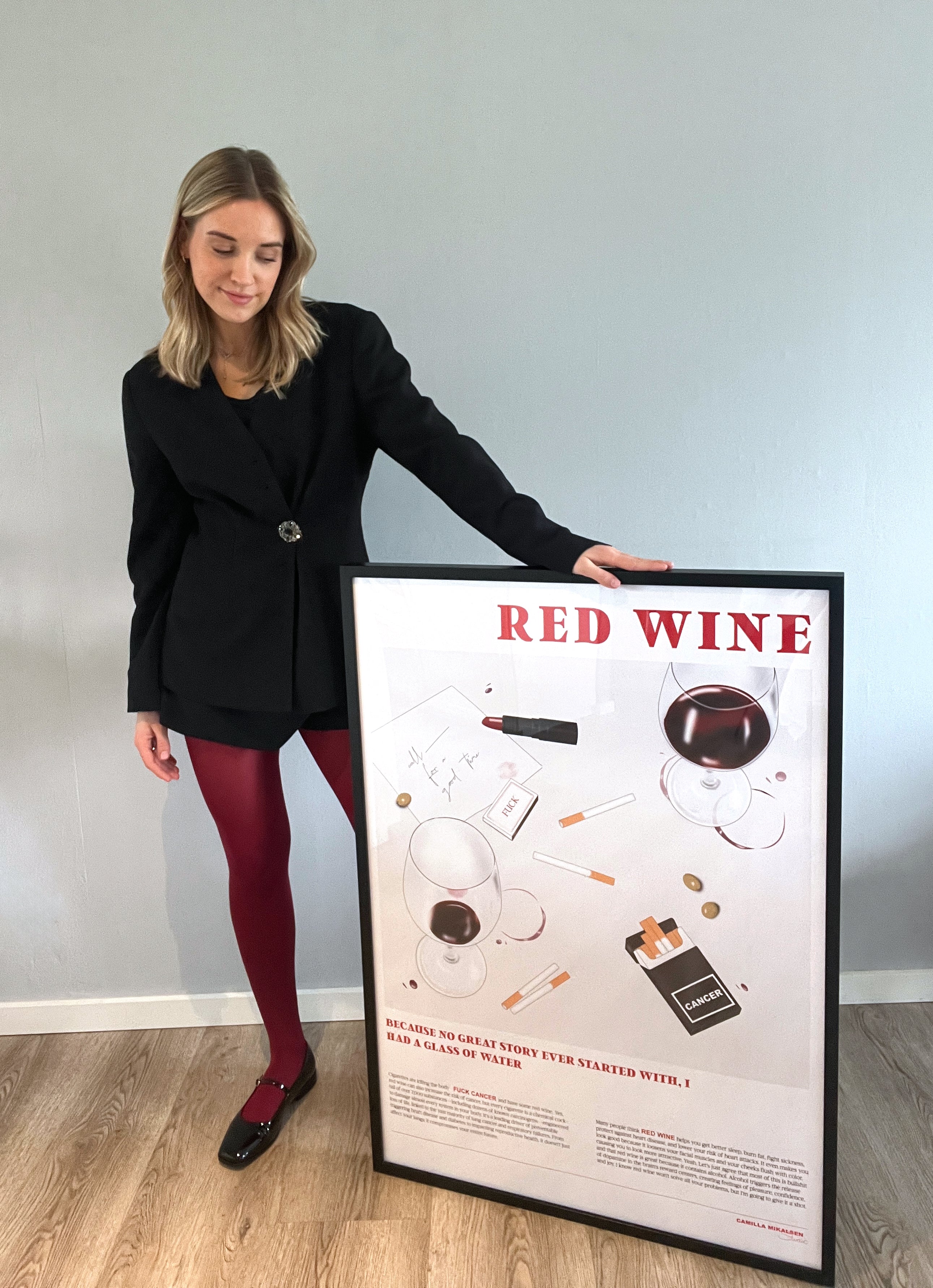 The Red Wine Poster