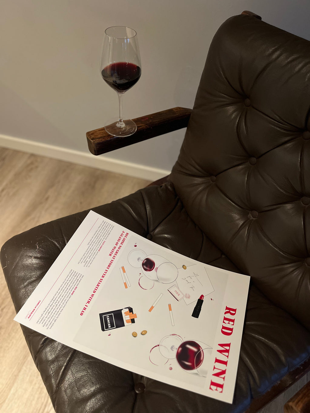The Red Wine Poster