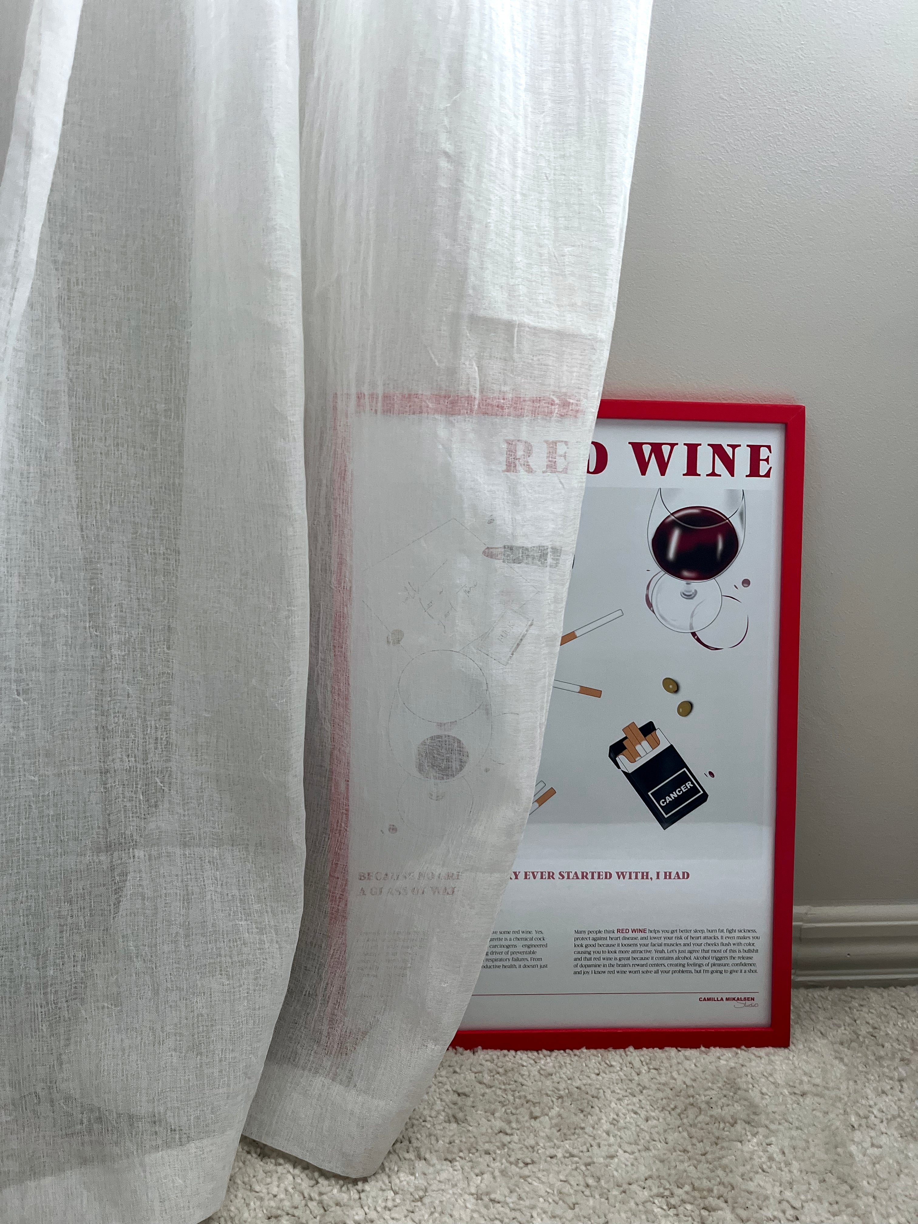 The Red Wine Poster