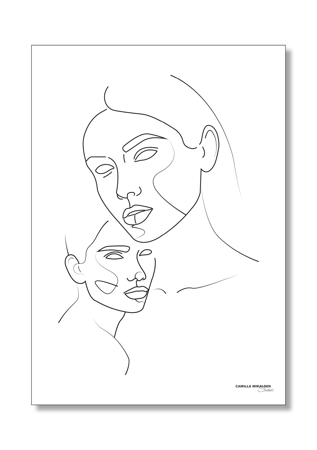 The Face Art Poster
