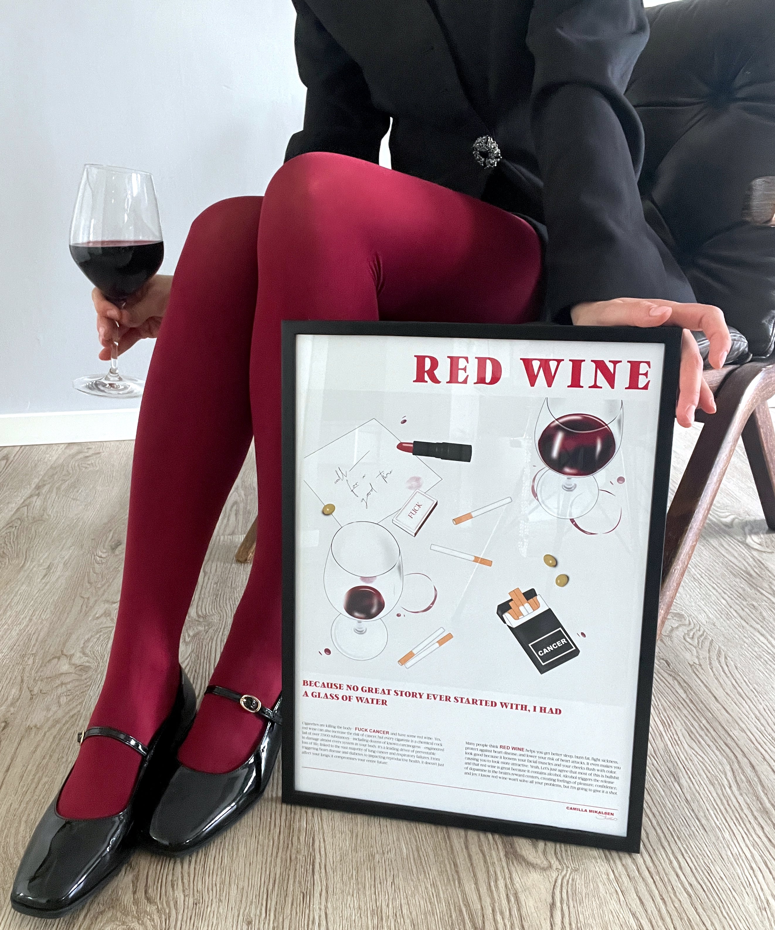 The Red Wine Poster